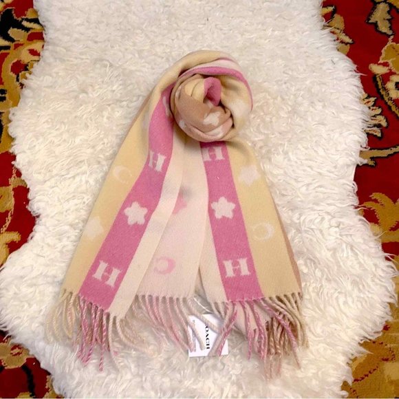 Coach Stars Striped Print Muffler, NWOT, Never worn - Picture 4 of 6